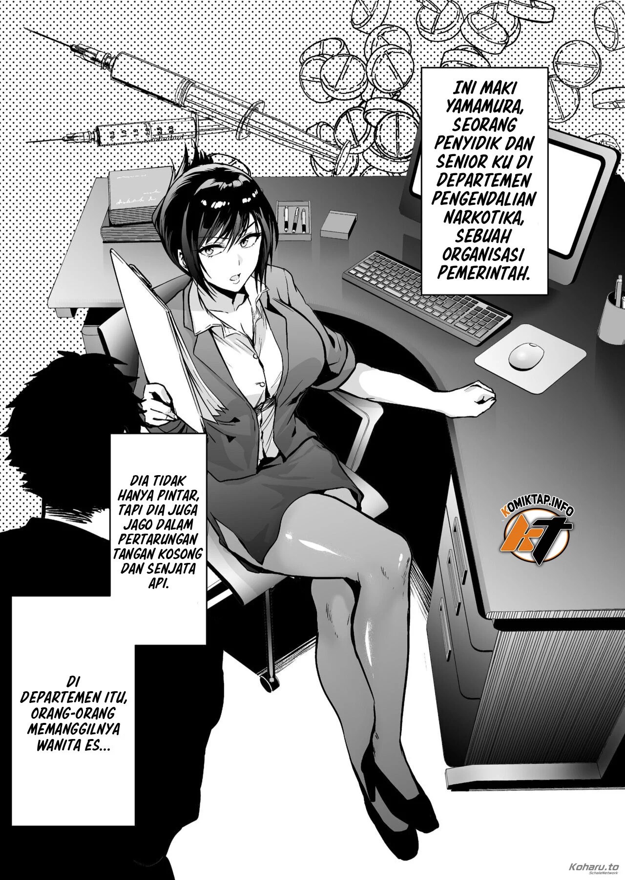 Hema Shita Boku o Kabatte Tsukamatta Senpai Onna Sousakan ga Akutou-domo ni Biyaku-zuke de Yarareru Sugata ni Kuzu Bokki - Chapter 1 9