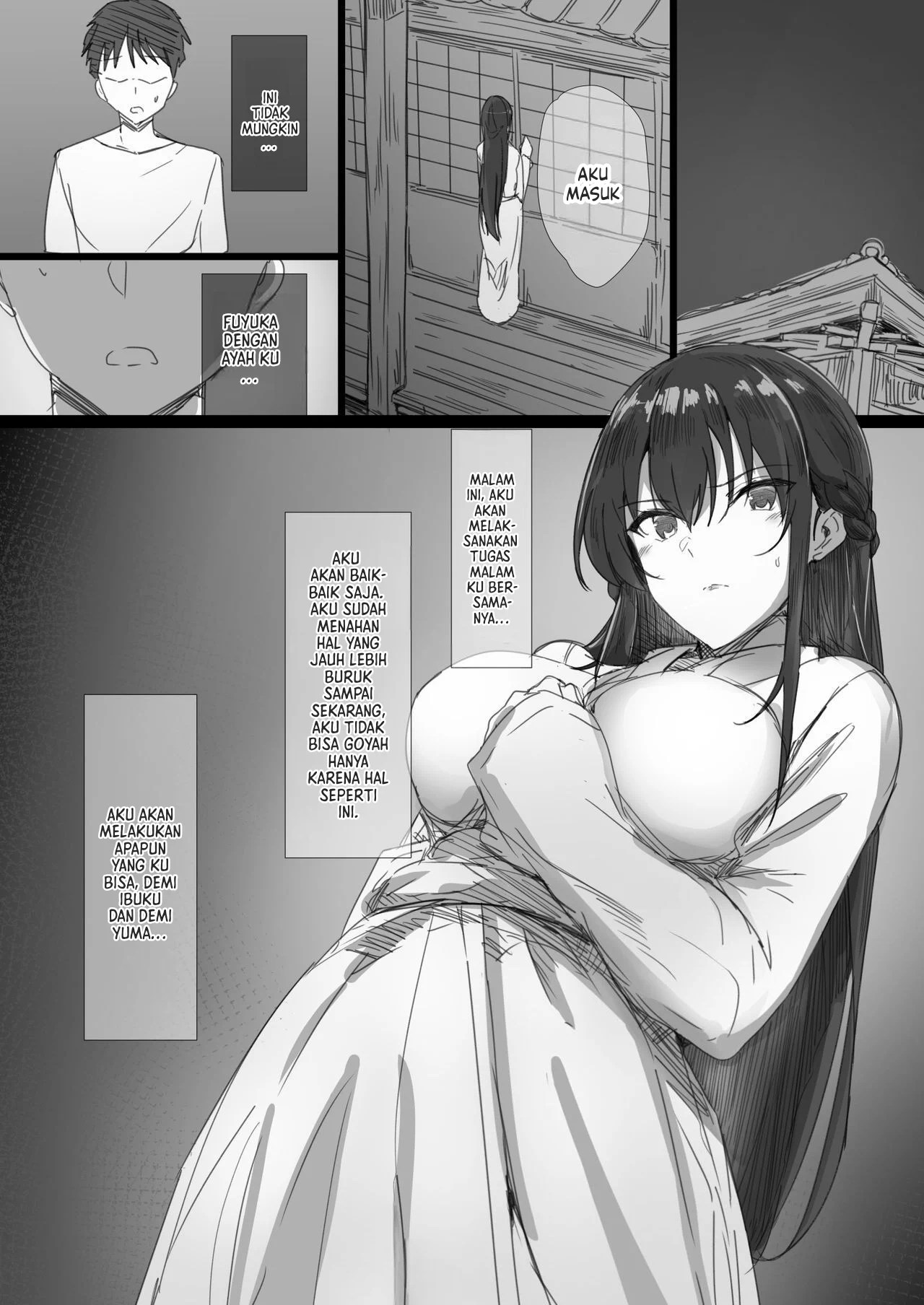 Ki ga Tsuyoi Seiso na Hitozuma Reijou ga Netorareru made no Ichibu Shijuu - Chapter 1 16