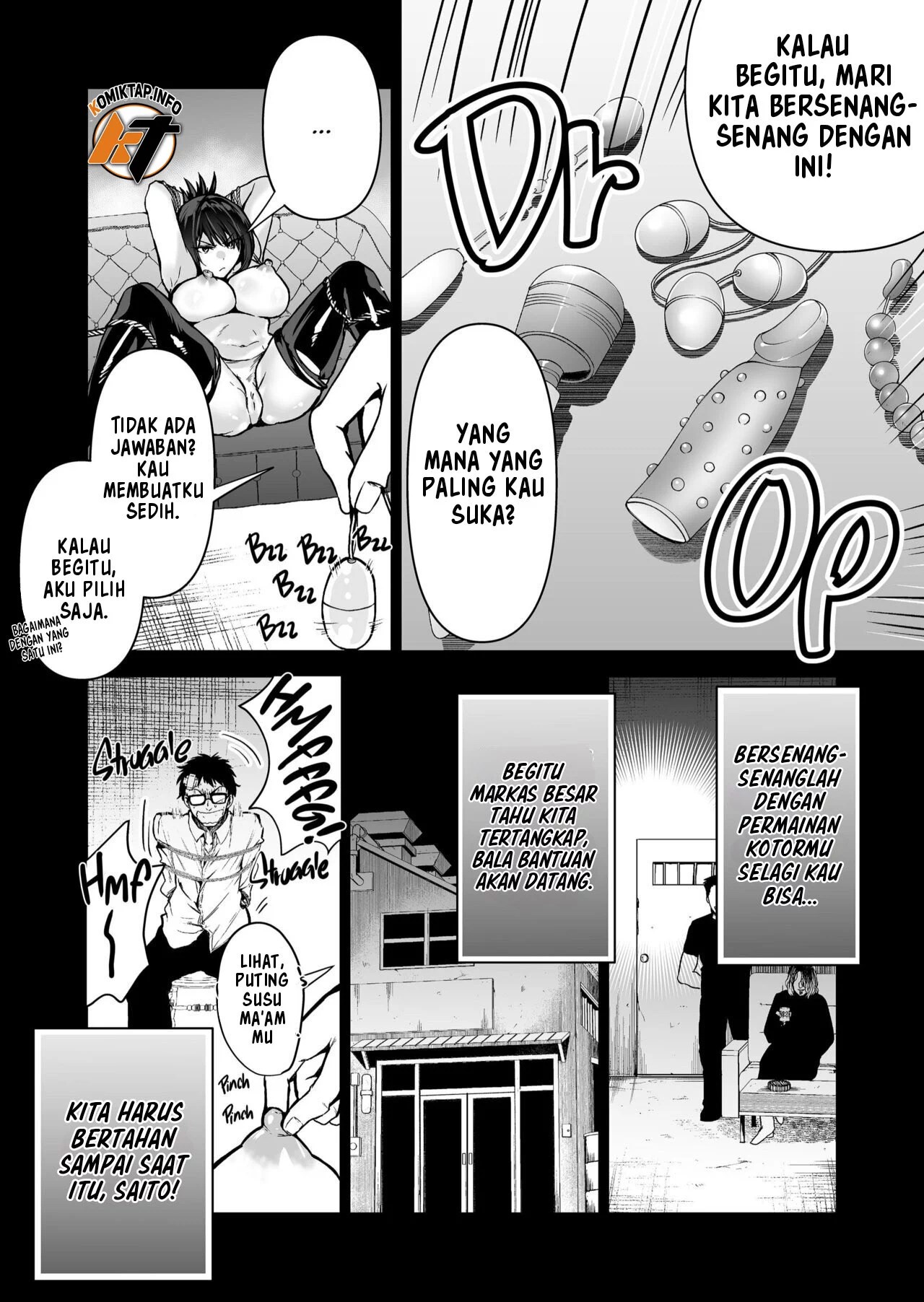 Hema Shita Boku o Kabatte Tsukamatta Senpai Onna Sousakan ga Akutou-domo ni Biyaku-zuke de Yarareru Sugata ni Kuzu Bokki - Chapter 1 28