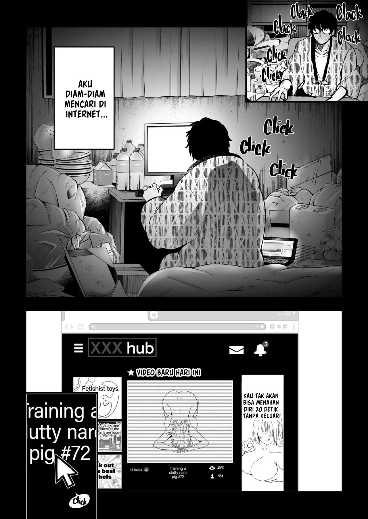 Hema Shita Boku o Kabatte Tsukamatta Senpai Onna Sousakan ga Akutou-domo ni Biyaku-zuke de Yarareru Sugata ni Kuzu Bokki - Chapter 1 100