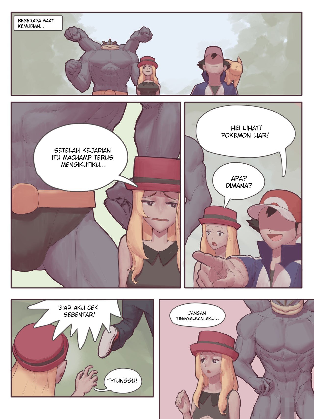Machamp used Knock up! - Chapter 1 end 54
