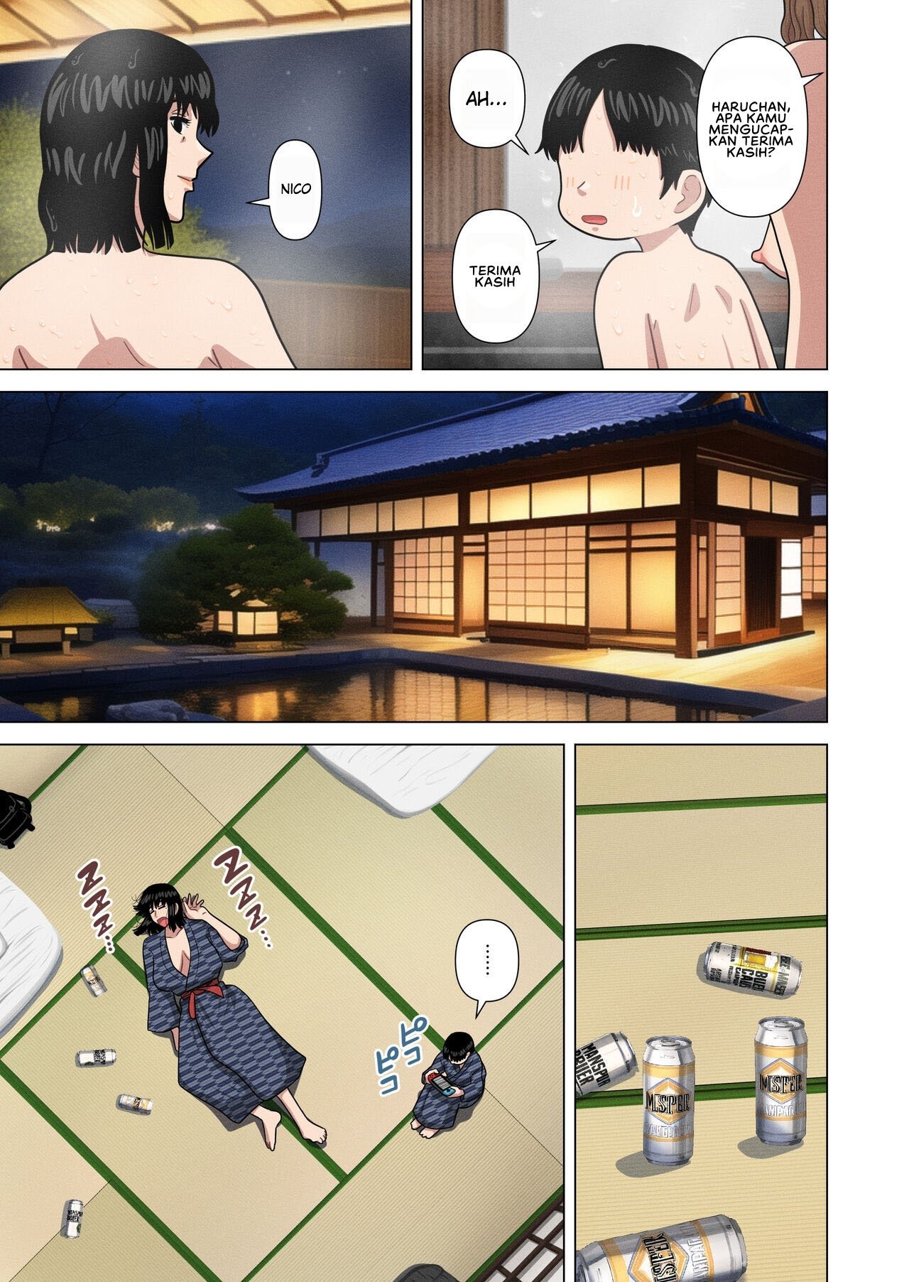 Obasan to Onsen Ryokan de - Chapter 1 end 15