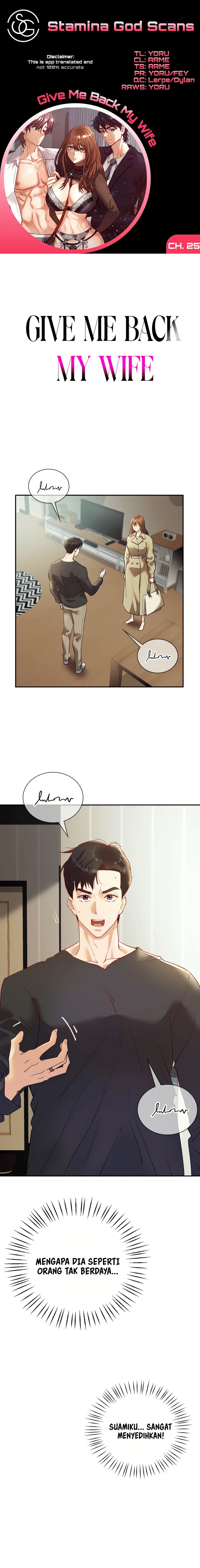 Give Me Back My Wife - Chapter 25 2