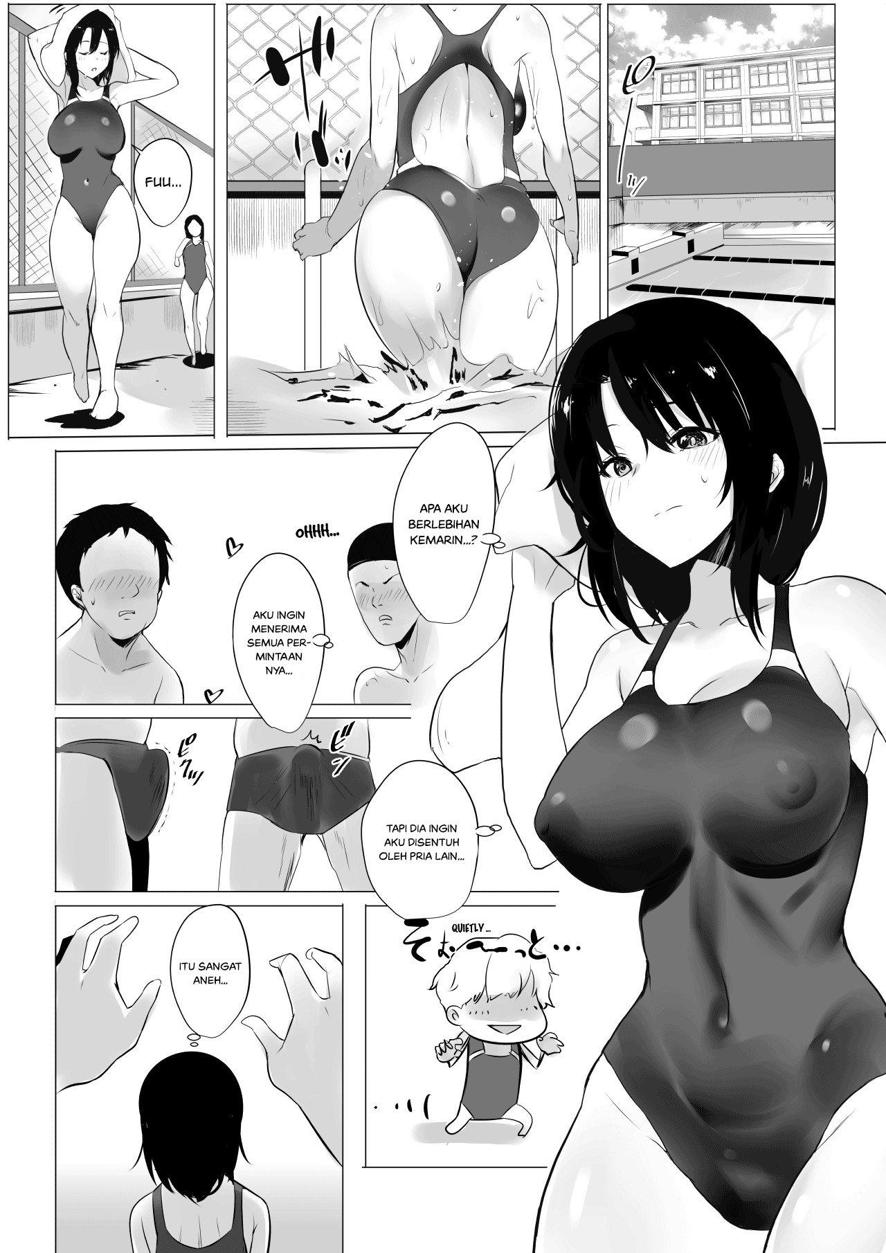 Boku dake ni Amaesasete Kureru Kyonyuu JK Tsuma o Hoka no Otoko ni Dakasete Mita - Chapter 1 13