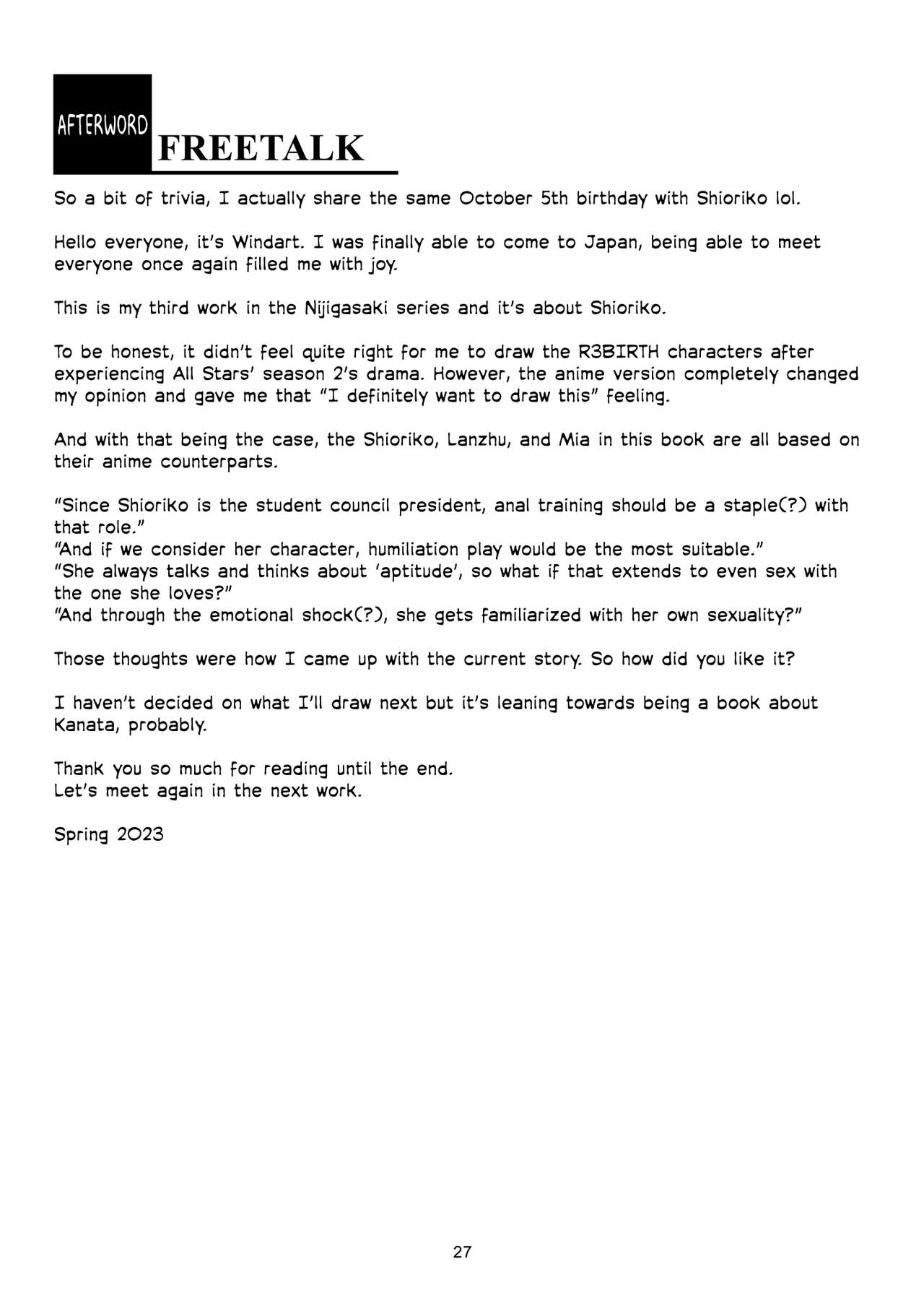 Shioriko -Seikoui no Tekisei - Chapter 1 31