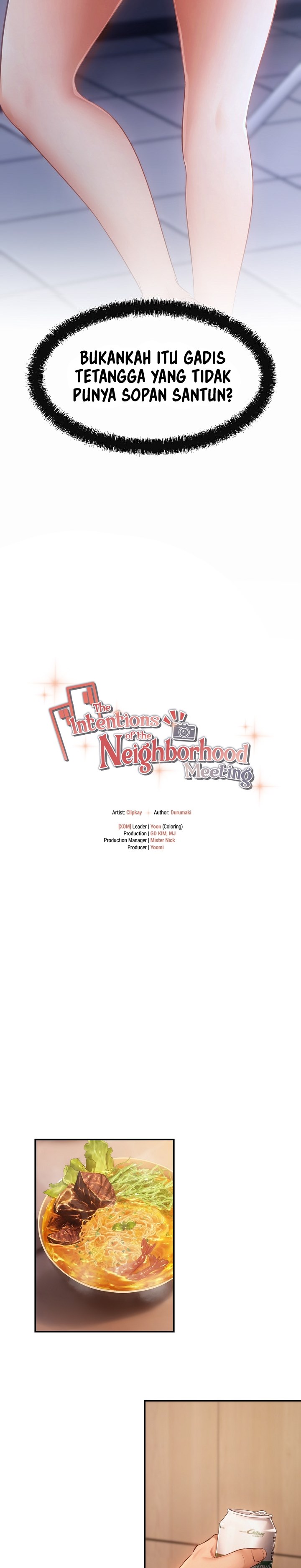 The Intentions of the Neighborhood Meeting - Chapter 11 4 The Intentions of the Neighborhood Meeting - Chapter 11 4