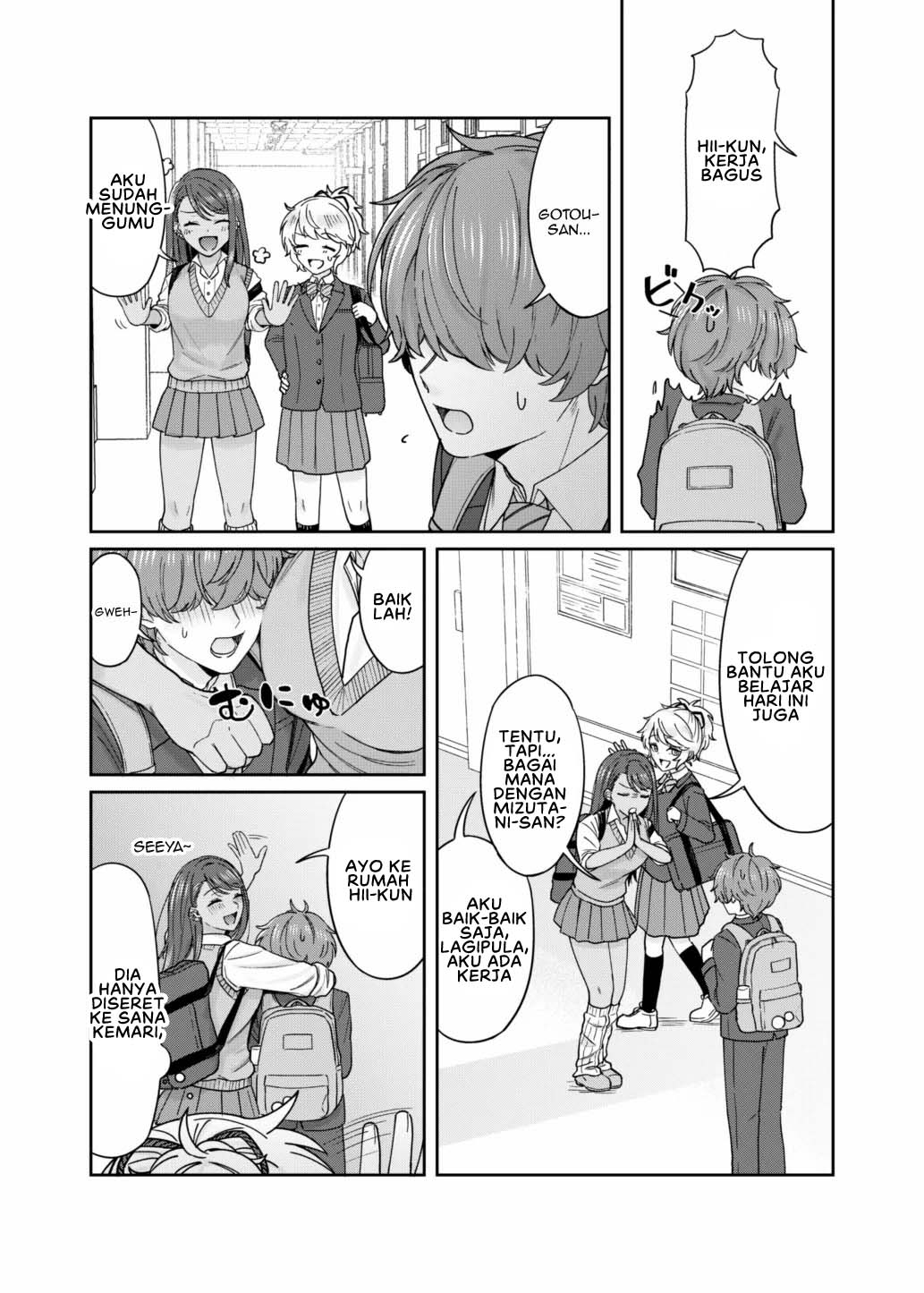 Kuro Gyaru Osananajimi to Himitsu no Benkyou Shichau Hanashi - Chapter 1 6 Kuro Gyaru Osananajimi to Himitsu no Benkyou Shichau Hanashi - Chapter 1 6