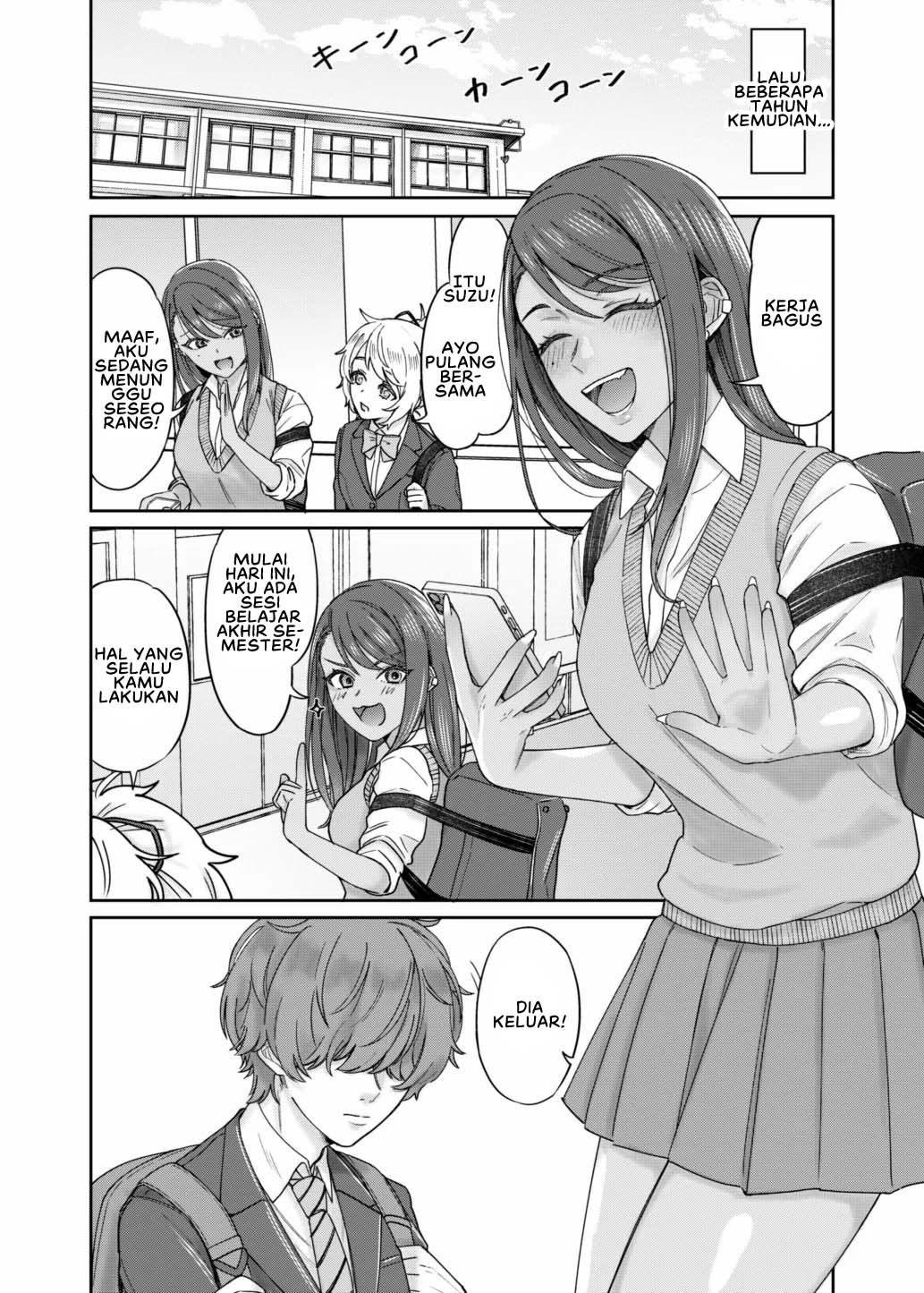 Kuro Gyaru Osananajimi to Himitsu no Benkyou Shichau Hanashi - Chapter 1 5 Kuro Gyaru Osananajimi to Himitsu no Benkyou Shichau Hanashi - Chapter 1 5