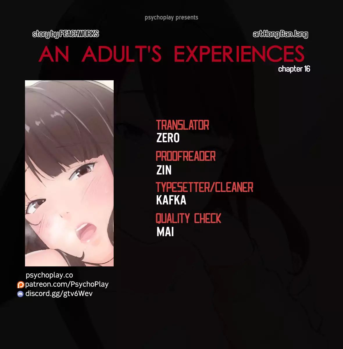 An Adult’s Experiences - Chapter 16 3 An Adult’s Experiences - Chapter 16 3