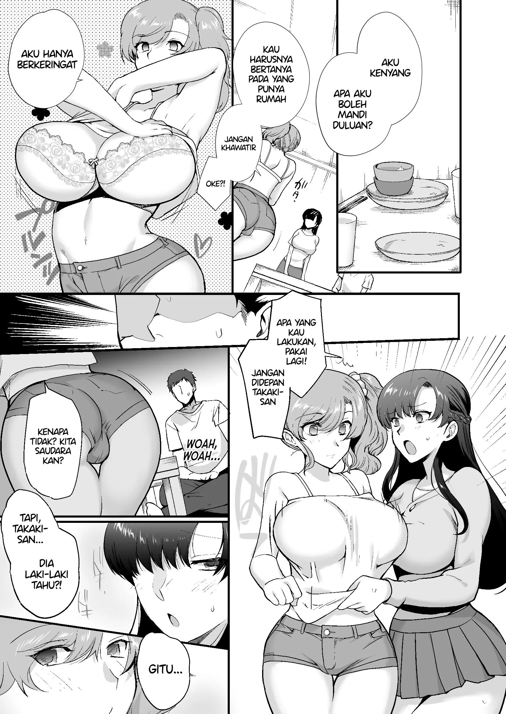 Erosugiru Doukyonin ~ Dosukebe Shimai to 1K Doukyo Seikatsu ~ - Chapter 1 18