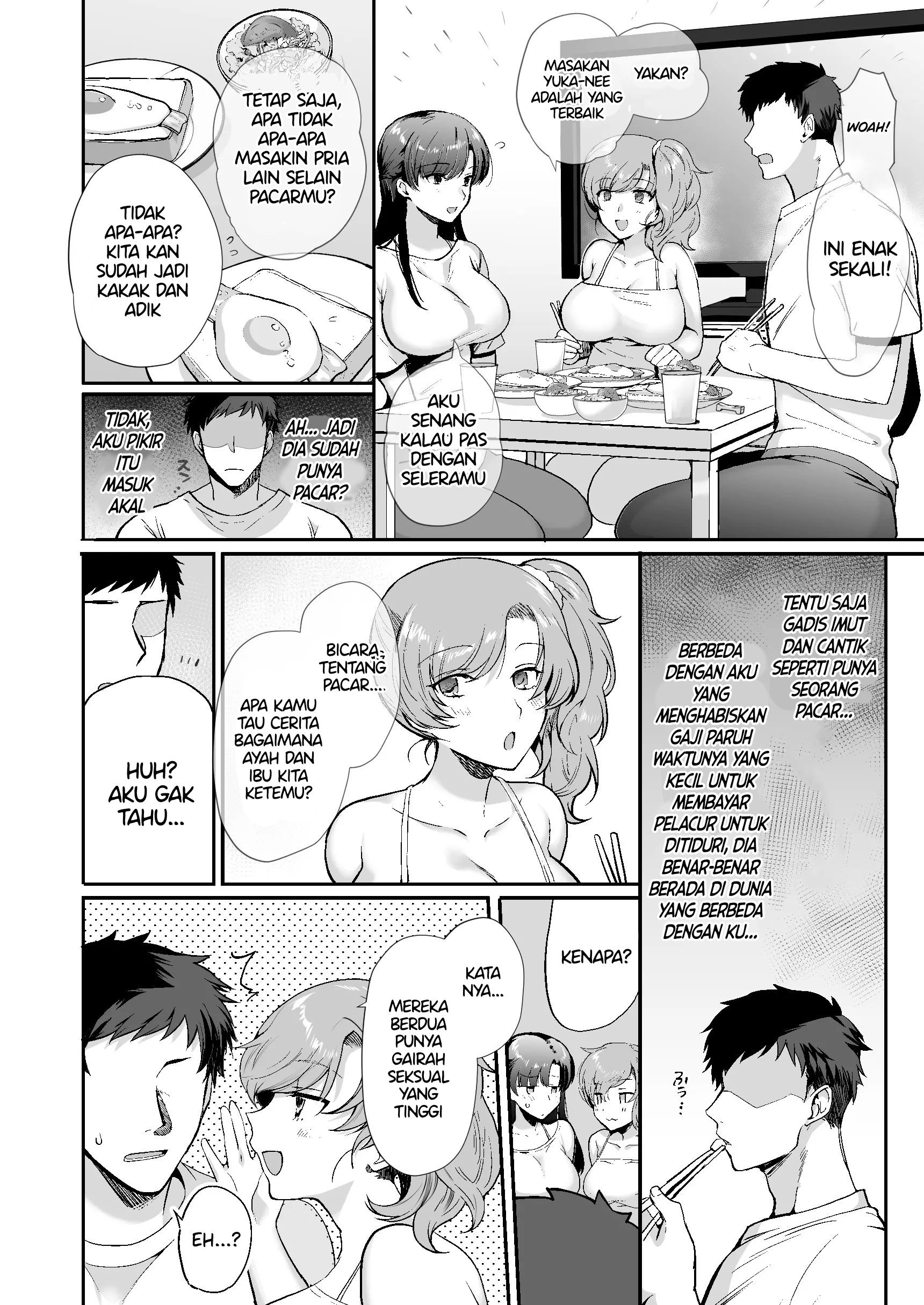 Erosugiru Doukyonin ~ Dosukebe Shimai to 1K Doukyo Seikatsu ~ - Chapter 1 15